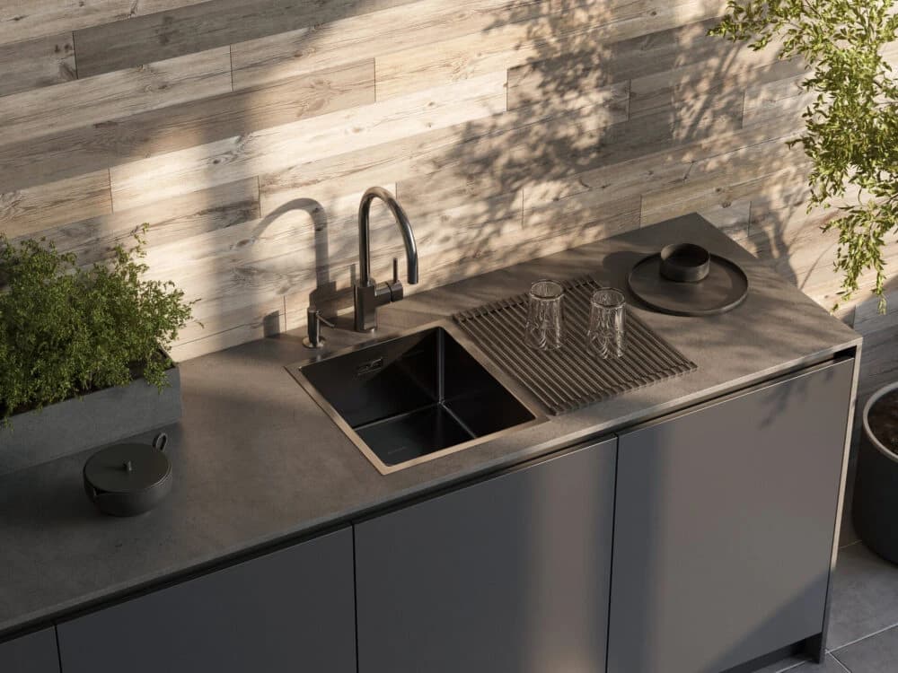 Мойка OMOIKIRI Светлое золото Taki 38-U/IF-LG