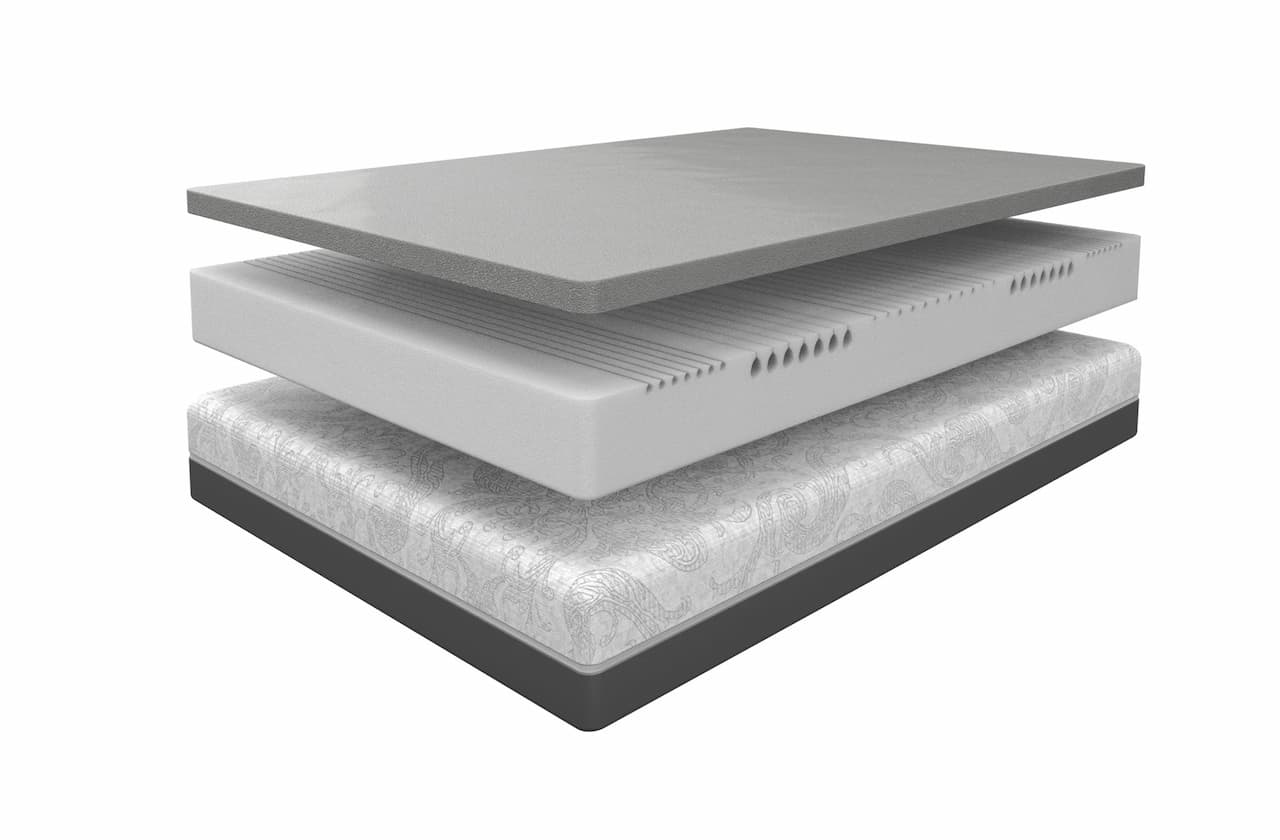 Матрас ортопедический односпальный 900х2000х220 мм ECOMILY Белый Manchester Plus