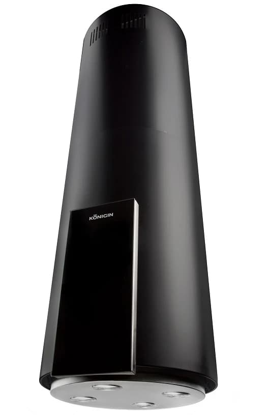 Вытяжка островная KONIGIN Черный Equilibrium Black Glass