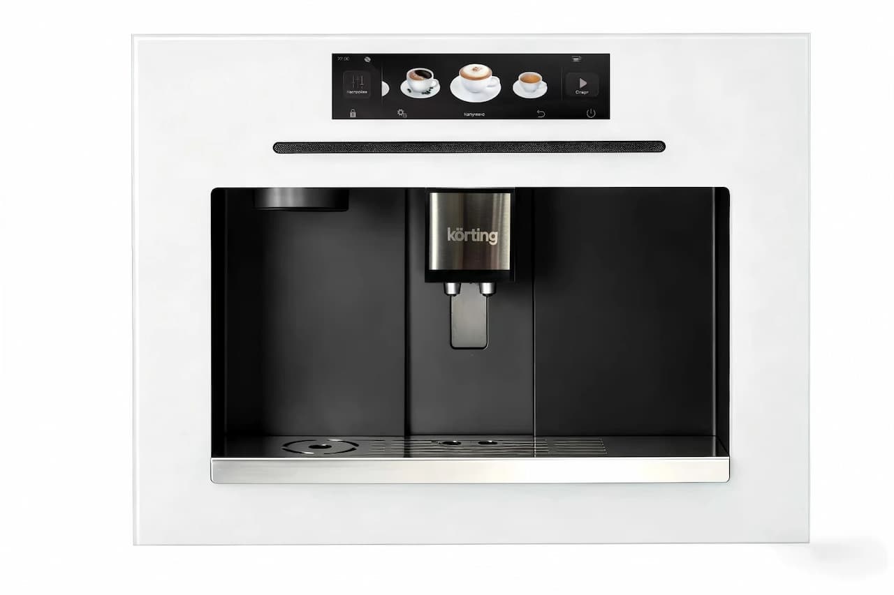 Кофемашина встраиваемая KORTING Белый KCM 9830 WCG