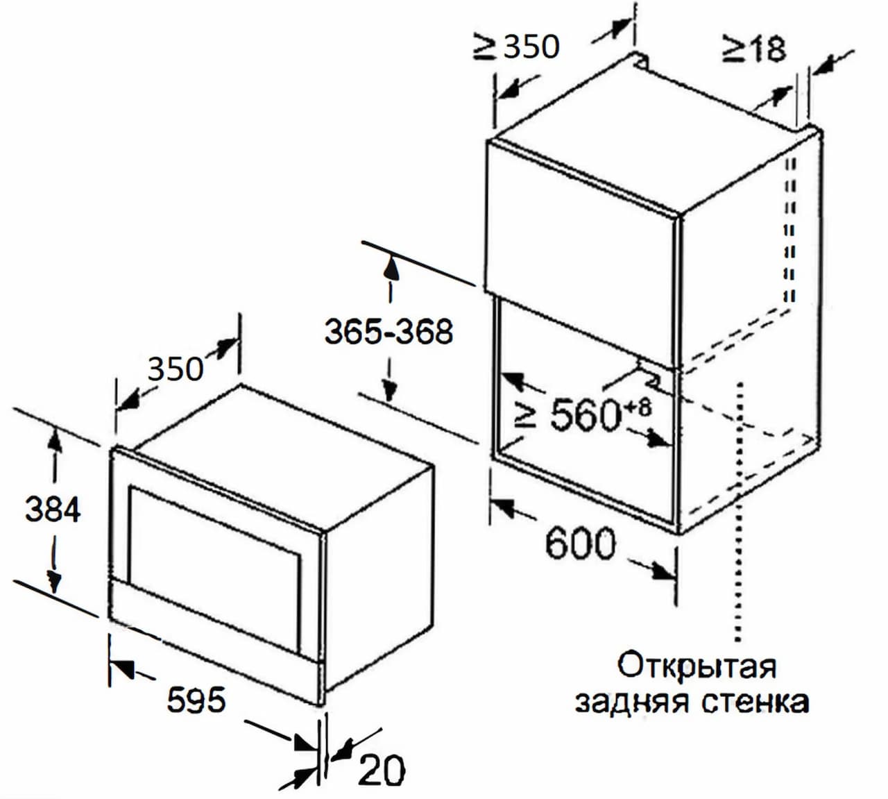 Микроволновая печь MEFERI Нержавеющая сталь MMO6025IX POWER