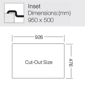 Мойка TOPZERO Нержавеющая сталь LTL950.500.15.GT8K