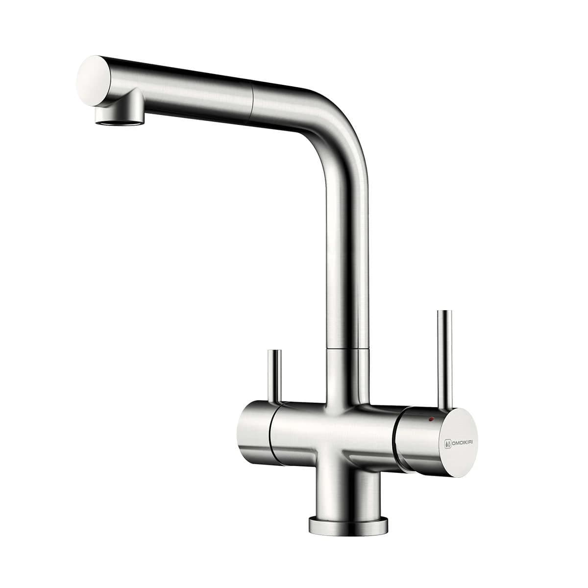 Смеситель OMOIKIRI Нержавеющая сталь Takamatsu-S-BN