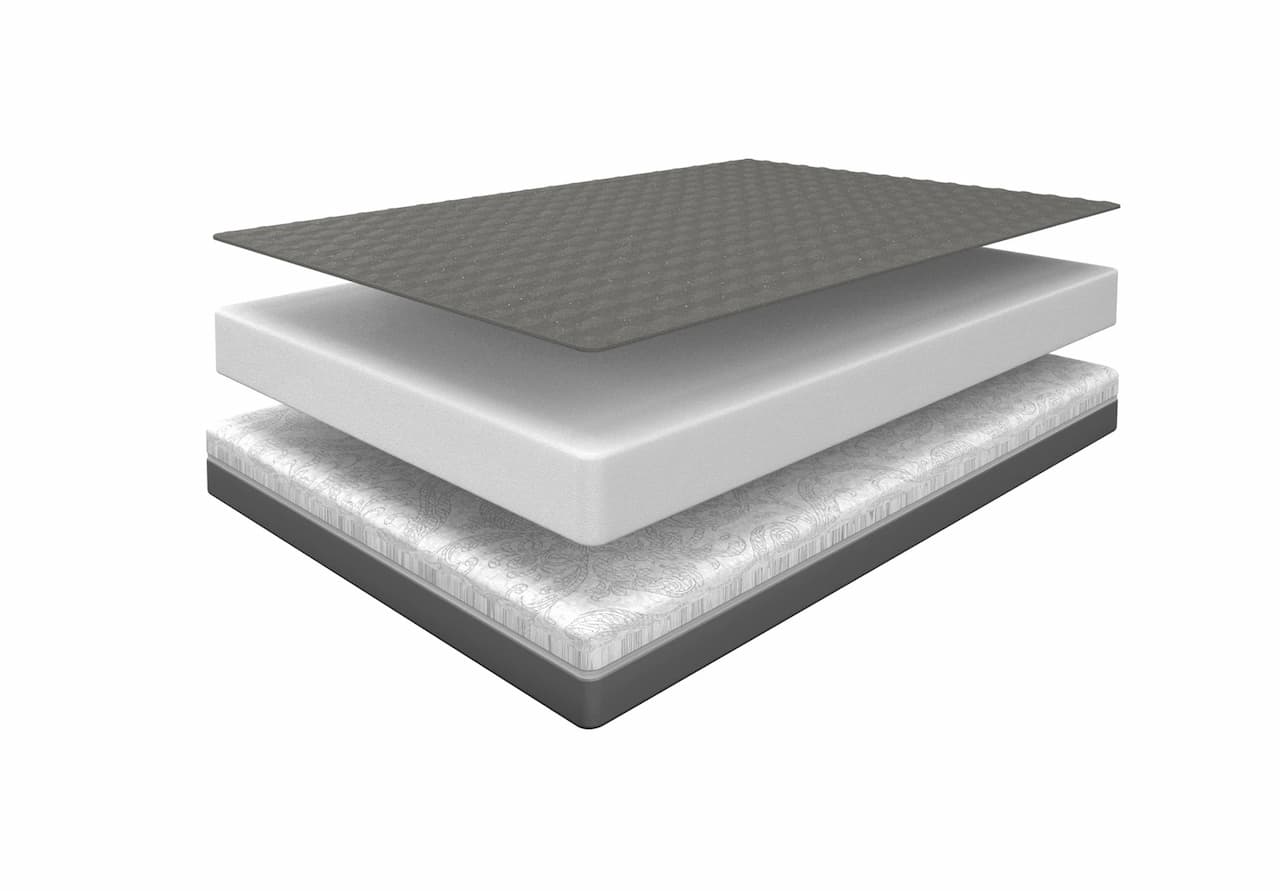 Матрас ортопедический двуспальный 1600х2000х160 мм ECOMILY Белый Liverpool