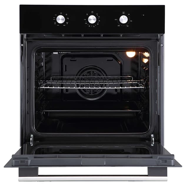 Духовой шкаф EVELUX Черное стекло EO 620 B