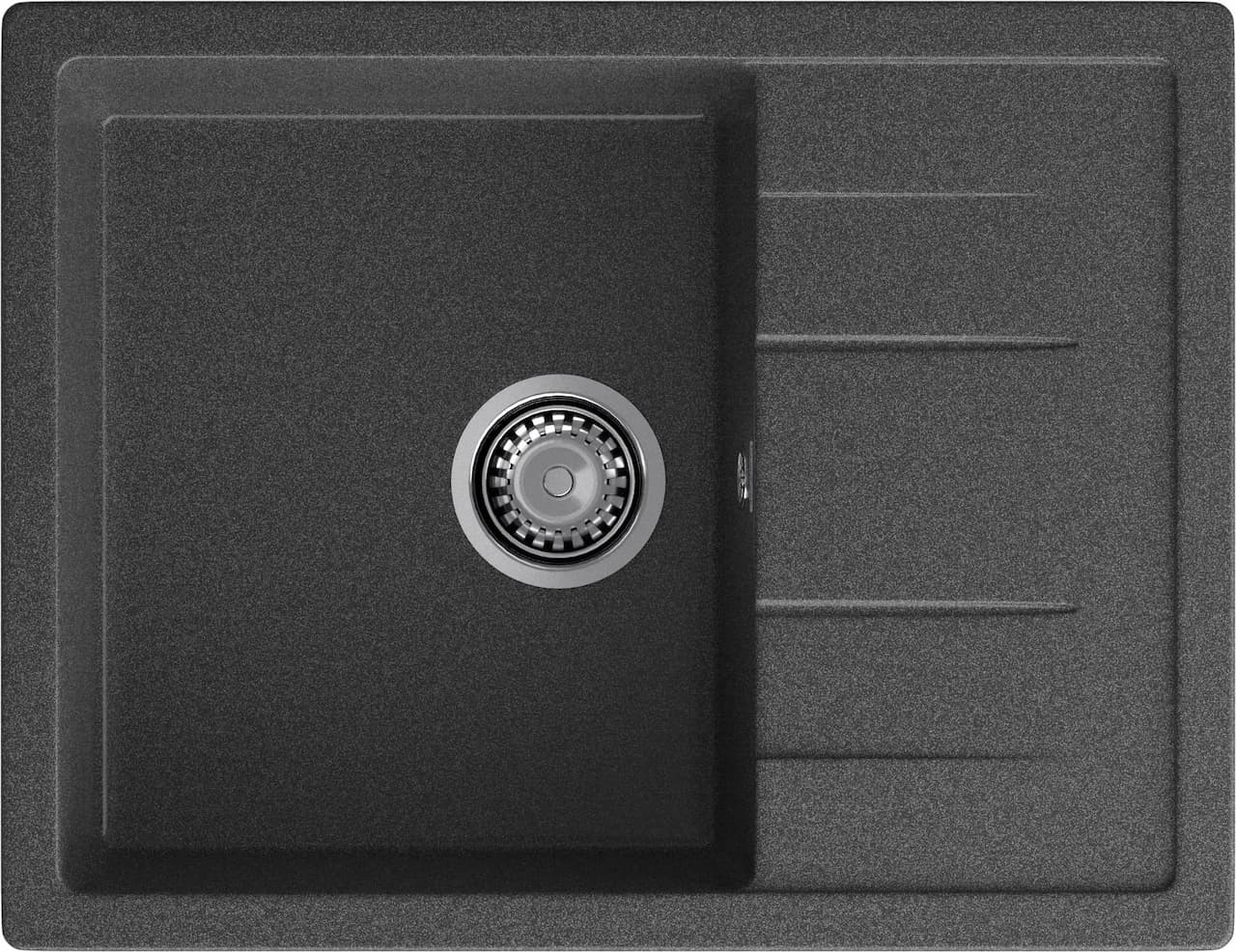 Мойка GRANFEST Графитовый Quadro Q-650 L