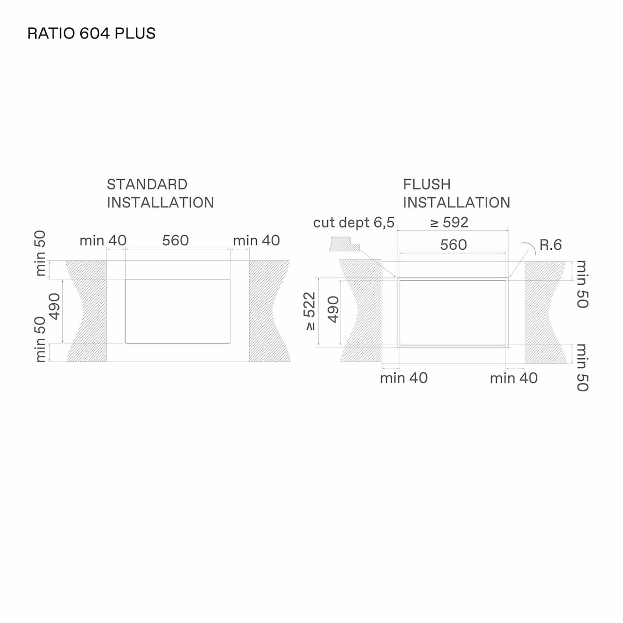 Варочная панель ELICA Черный RATIO 604 PLUS BL