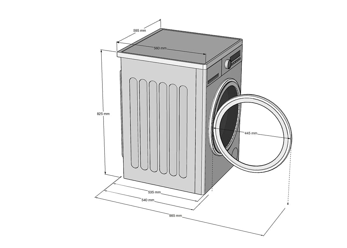 Стирально-сушильная машина KORTING Белый KWDI 14I96