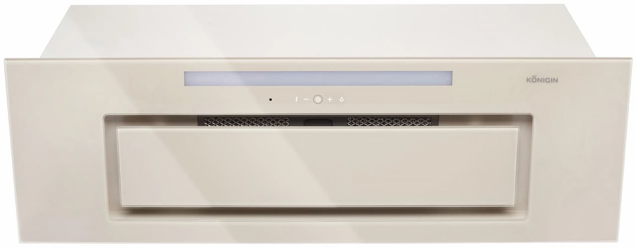 Вытяжка кухонная KONIGIN Слоновая кость Navi Ivory Glass 90