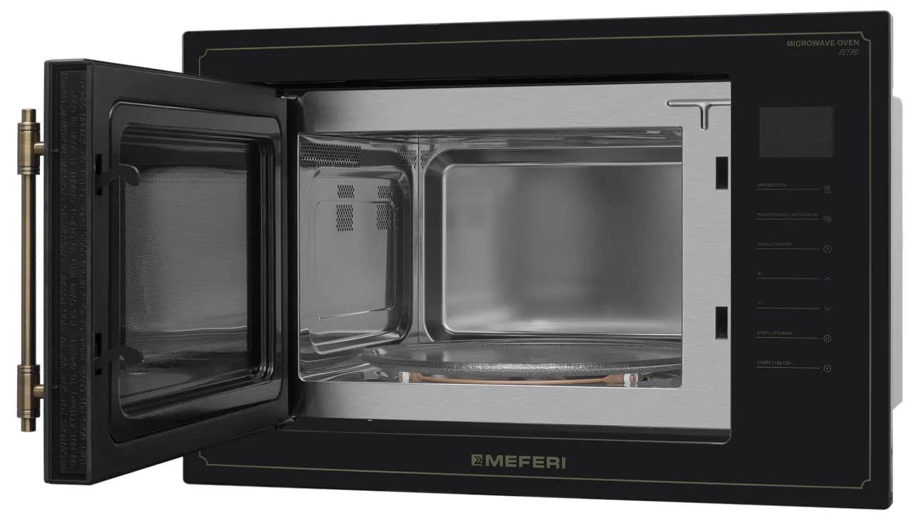 Микроволновая печь MEFERI Черный MMO6025BK RETRO