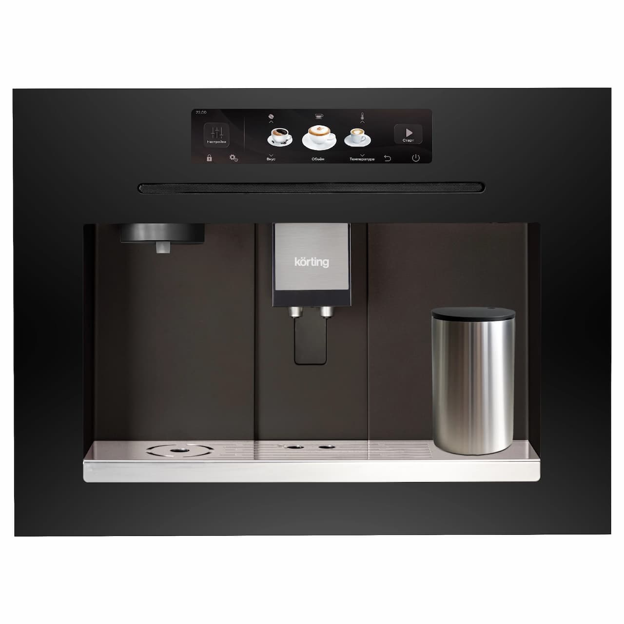 Кофемашина встраиваемая KORTING Черный KCM 9830 BCG