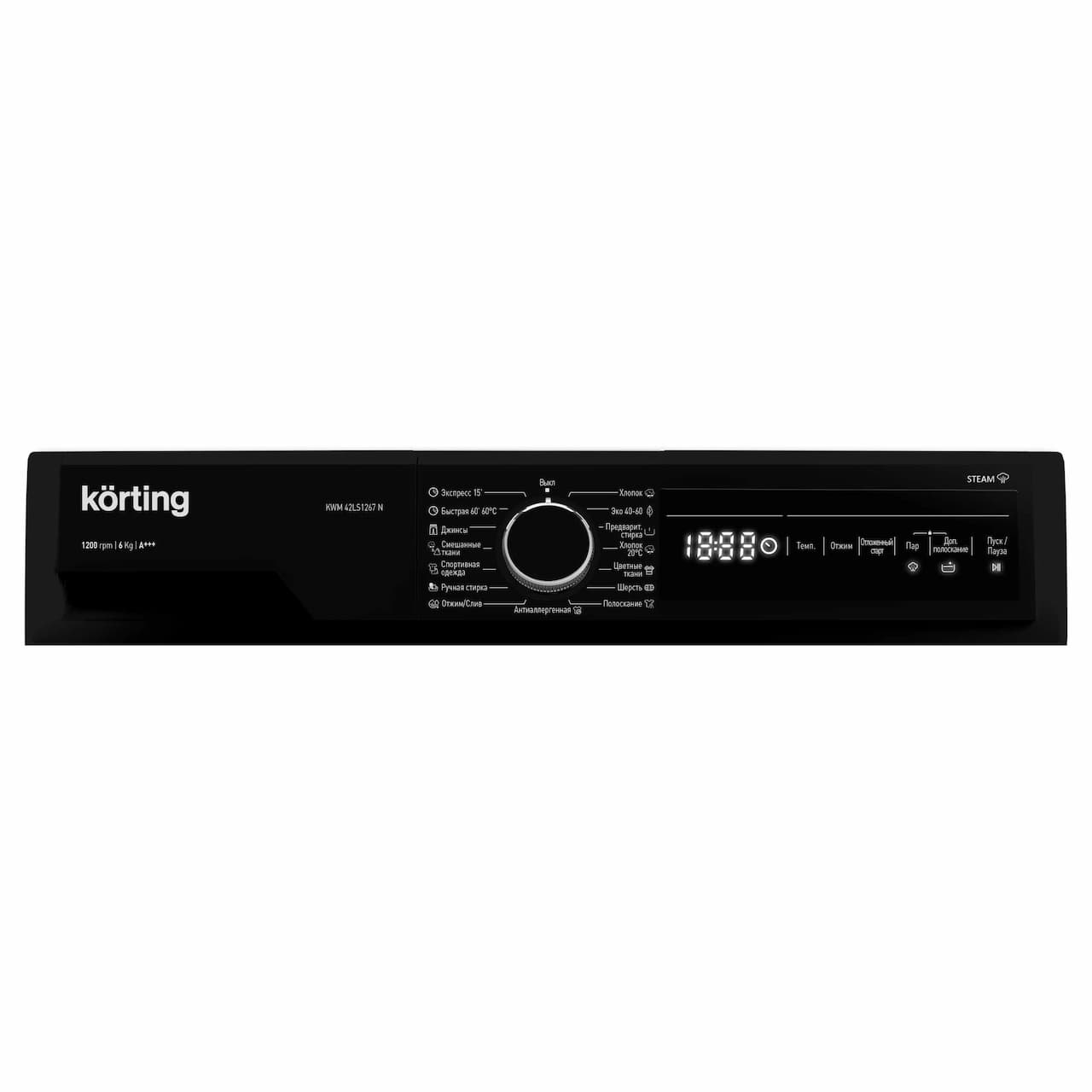Стиральная машина KORTING Черный KWM 42LS1267 N