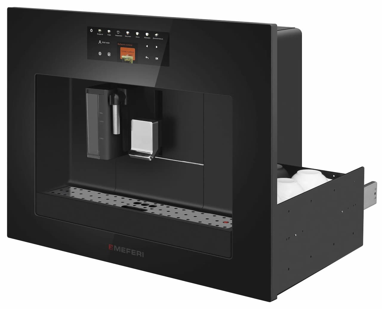 Кофемашина встраиваемая MEFERI Черный MCM6010BK COMFORT PLUS