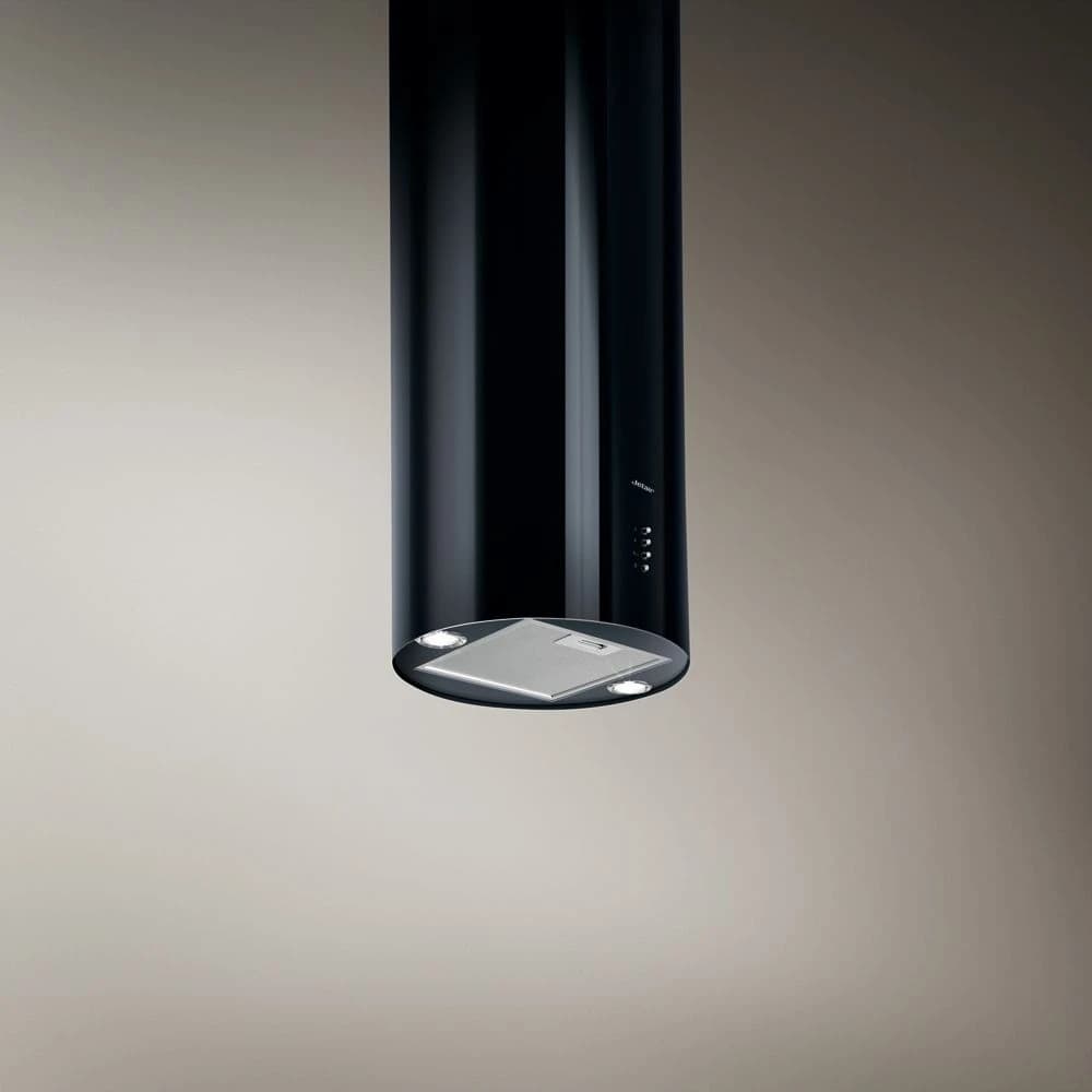 Вытяжка островная JET AIR Черный PIPE ISLAND BL/A/43 (УЦЕНКА)