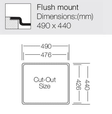 Мойка TOPZERO GOLD ROSE TNL 450 GOLD ROSE