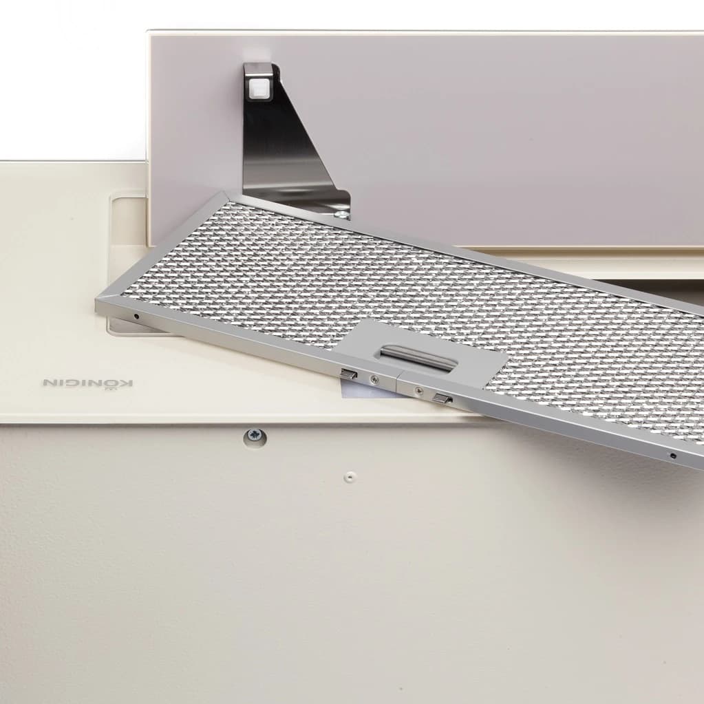 Вытяжка кухонная KONIGIN Слоновая кость Navi Ivory Glass 90