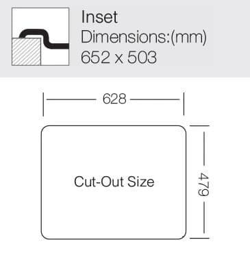Мойка TOPZERO Нержавеющая сталь HYL652.503.GT8K