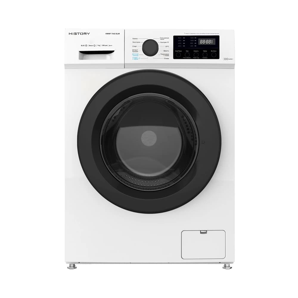 Стиральная машина HiSTORY Белый HWMF 7442 SLW