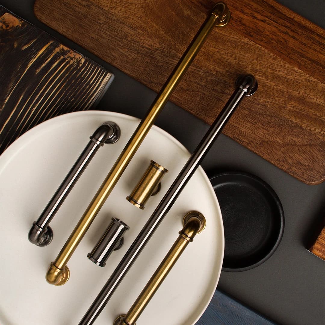 Ручка кнопка KERRON Никель темный K-4120 BBLN