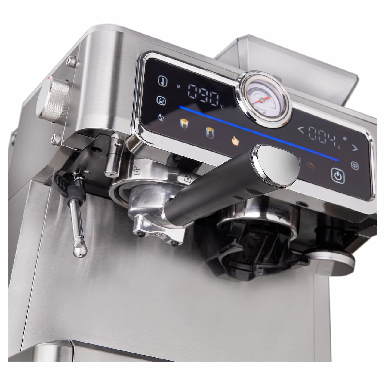 Кофемашина-эспрессо со встроенной кофемолкой KORTING Нержавеющая сталь KCM 1013 SA Bravo