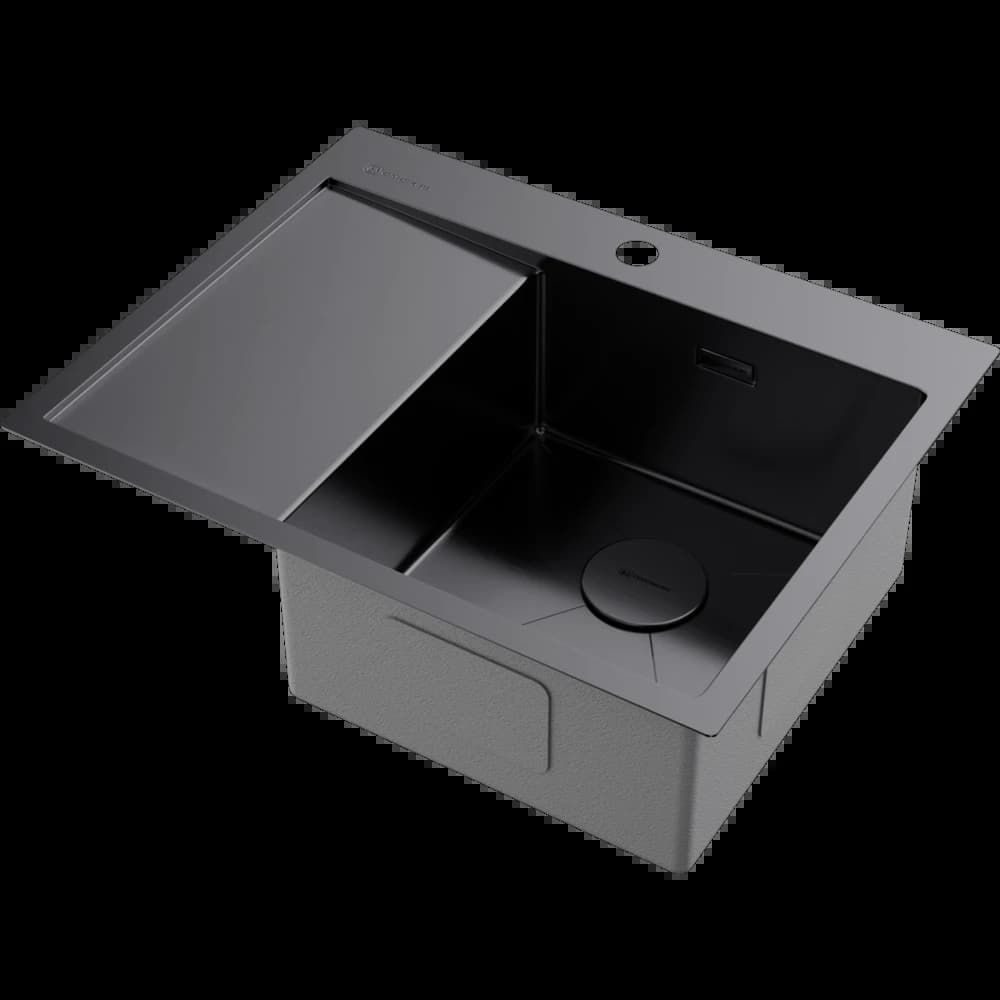Мойка OMOIKIRI Вороненая сталь Akisame 65-GM-R