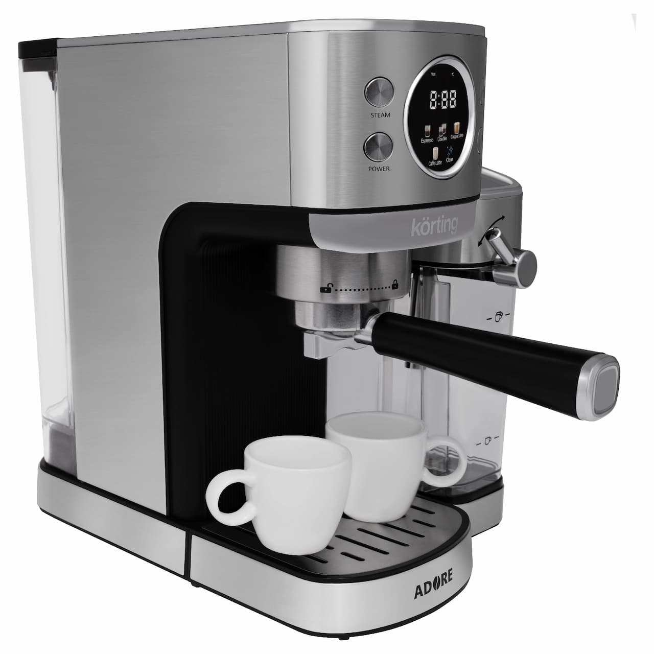 Кофеварка эспрессо KORTING Нержавеющая сталь KCM 1006 T Adore