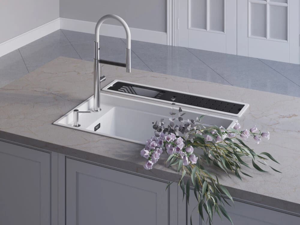 Смеситель OMOIKIRI Черный Osaka BN-BL