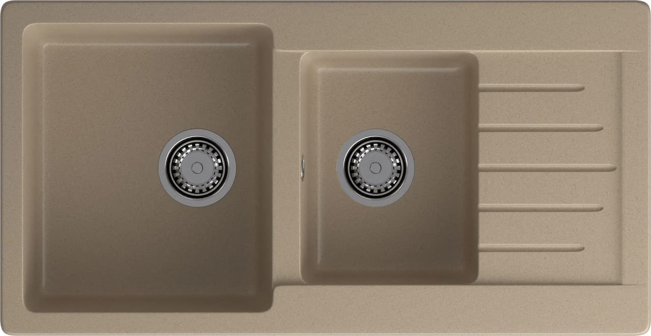 Мойка GRANFEST Бежевый PRACTIC GF-P980КL (УЦЕНКА)