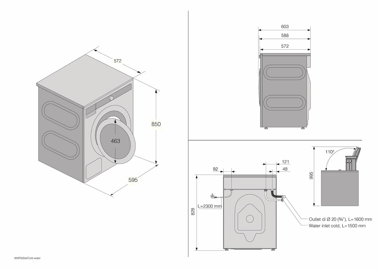 Стиральная машина ASKO Белый W1084BW PROMO