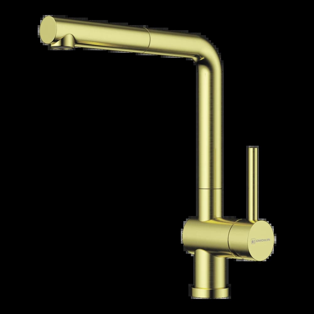 Смеситель OMOIKIRI Светлое золото Akashi-S-LG