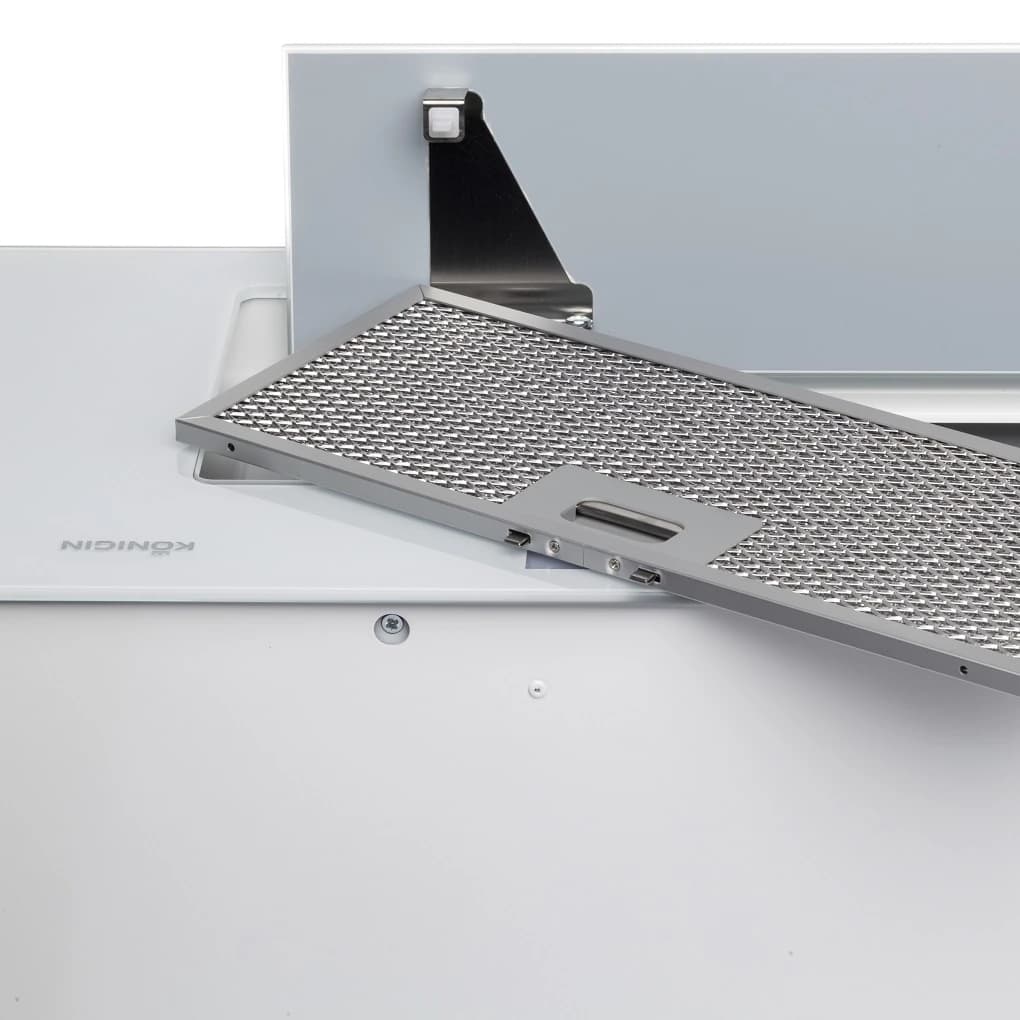 Вытяжка кухонная KONIGIN Белый Navi White Glass 90