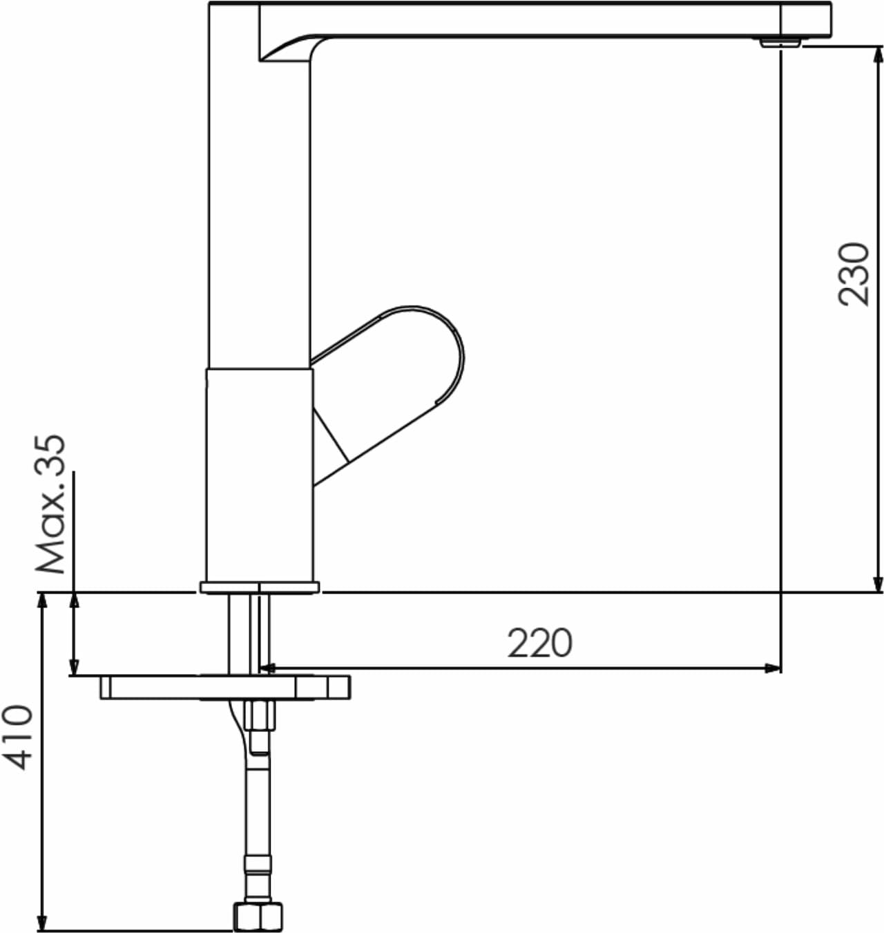 Смеситель TOPZERO Титан FUOCO TITAN