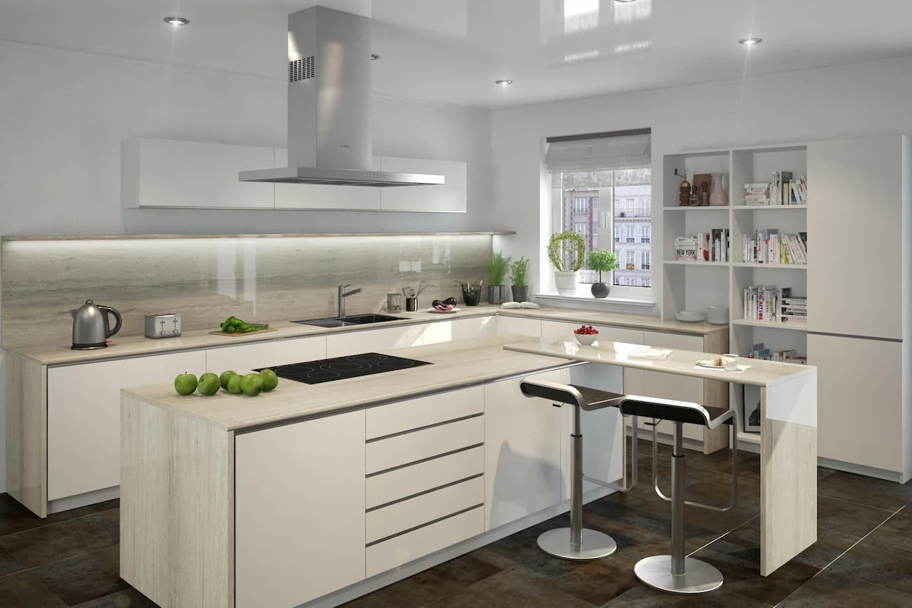 Стеновая панель 4 мм КЕДР Травентин серый 1500х600х4 мм 8345/1