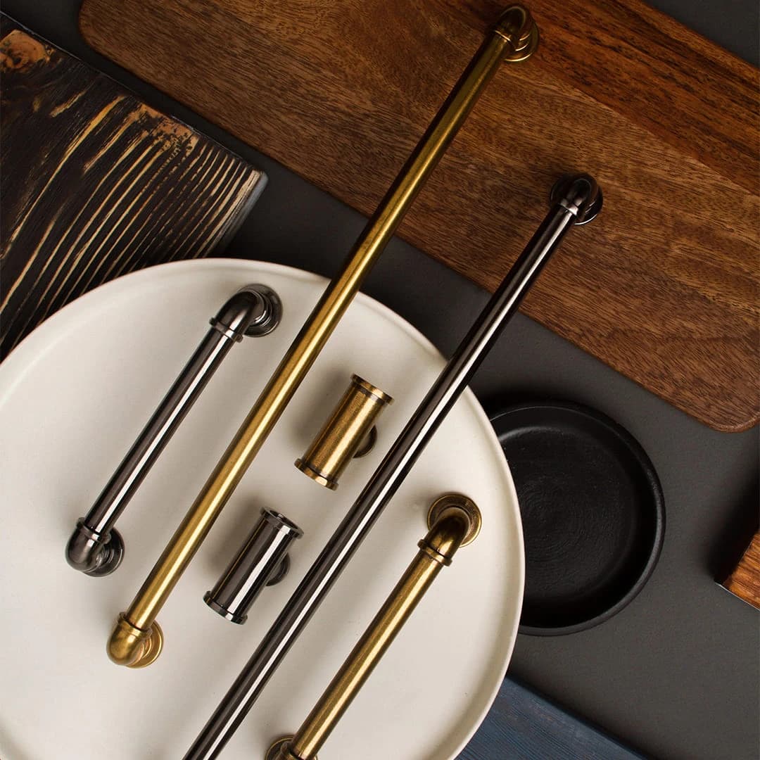 Ручка скоба KERRON Никель темный S-4120-320 BBLN