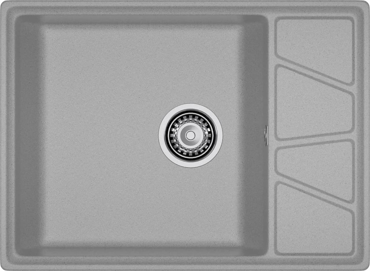Мойка GRANFEST Серый Vertex GF-V-680L