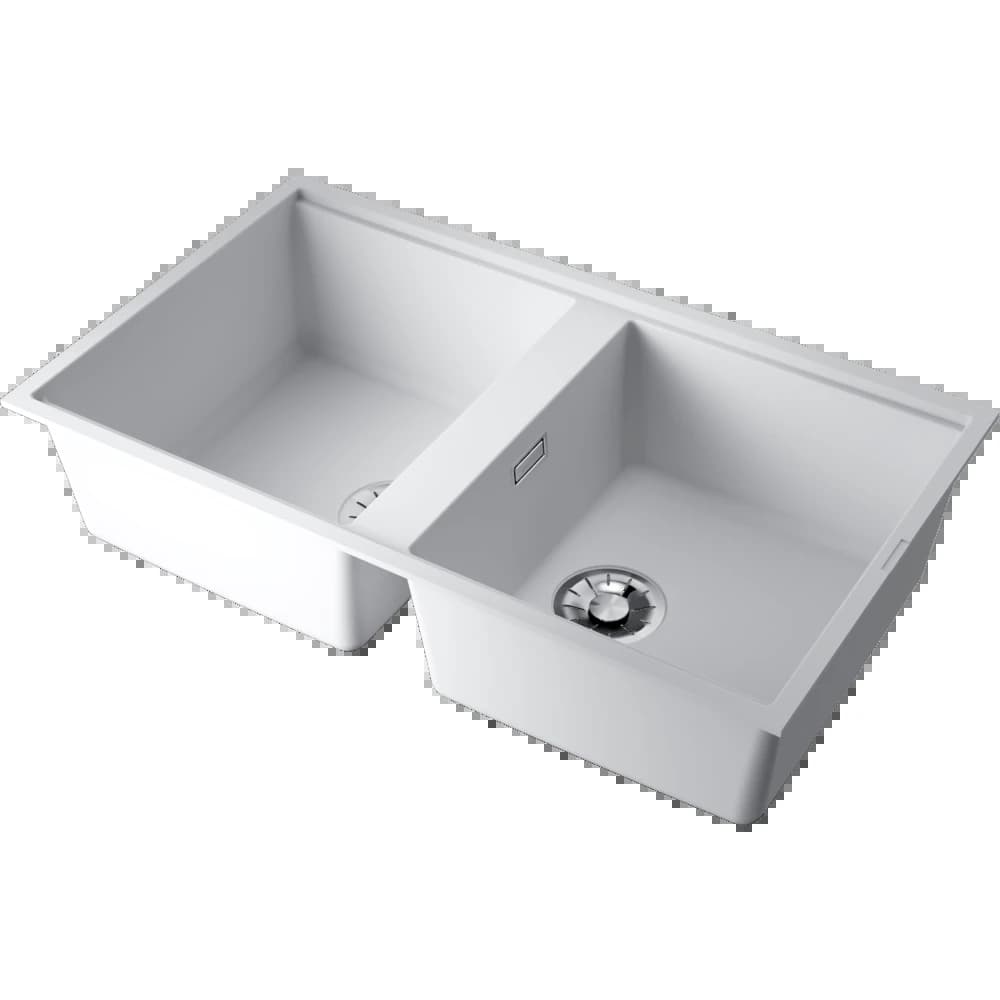 Мойка OMOIKIRI Белый Kitagawa 83-2-U-WH