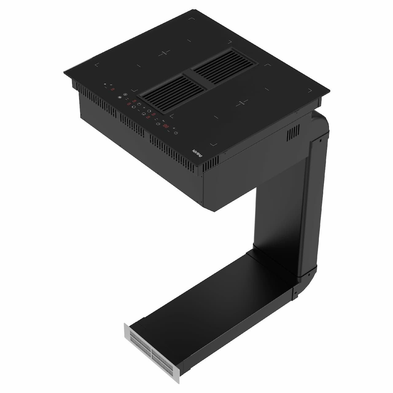 Варочная панель с вытяжкой KORTING Черный HIBH 68980 NB