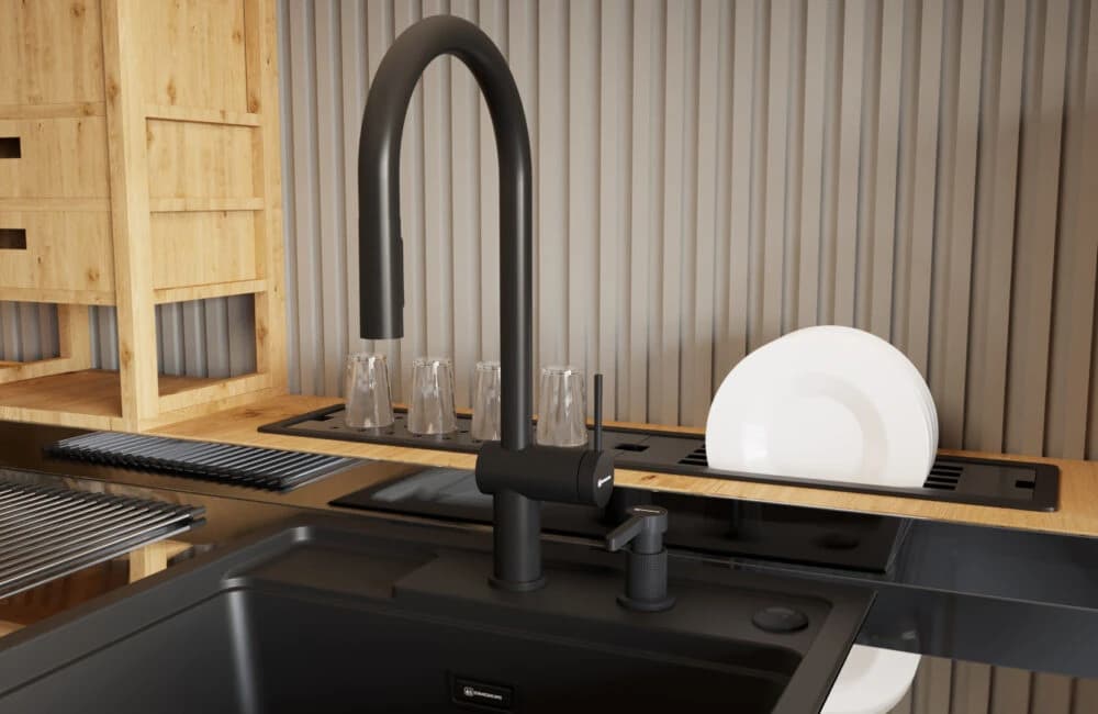 Дозатор для мыла OMOIKIRI Графит OM-05 GB