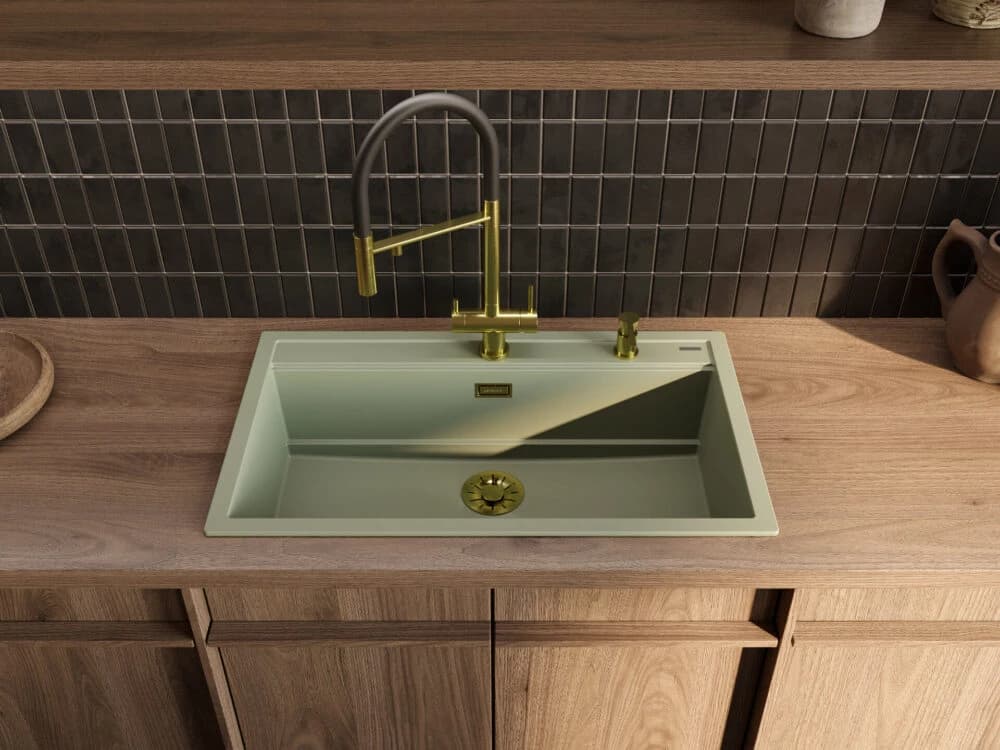 Смеситель с фильтром OMOIKIRI Нержавеющая сталь Kanto-BN-WH