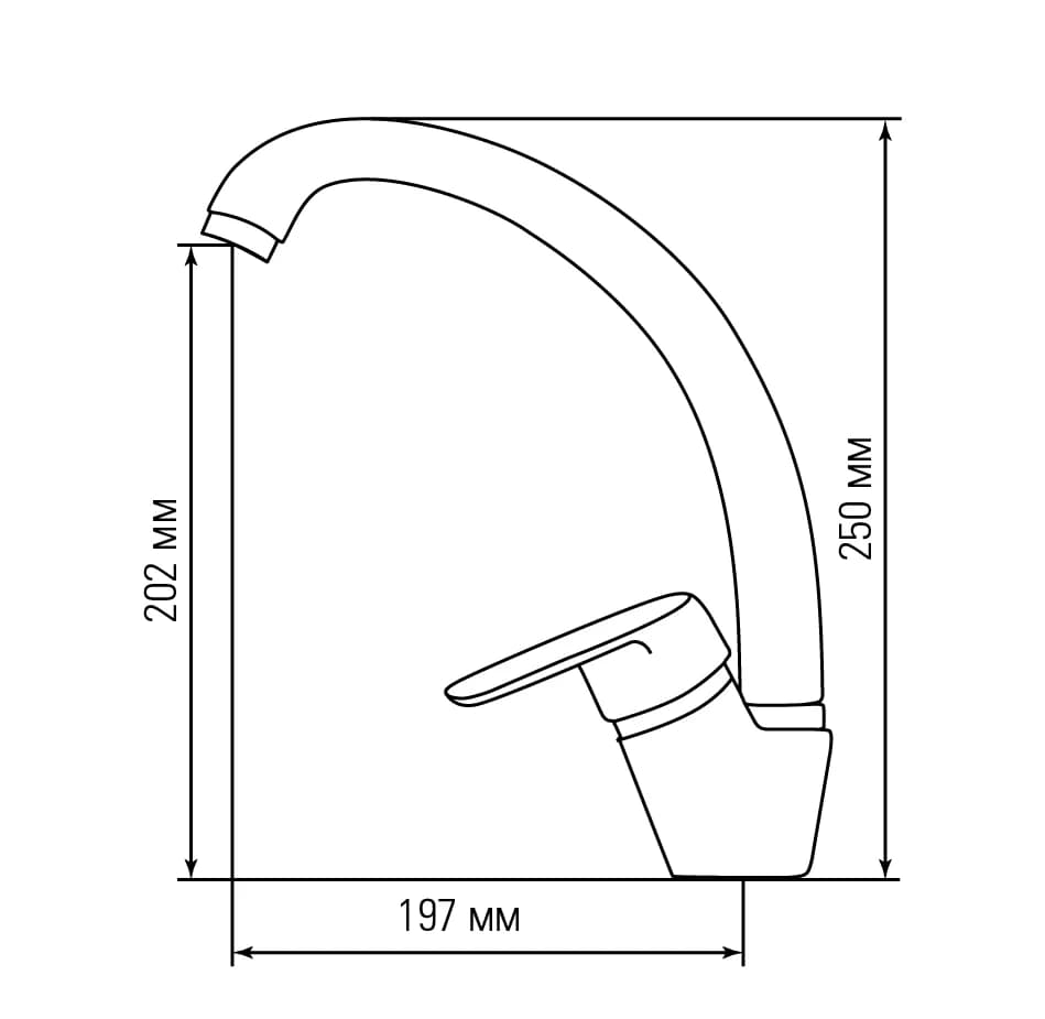 Смеситель Gerdamix Белый ROSADO