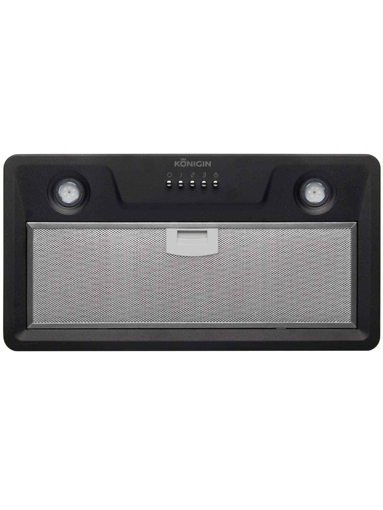 Вытяжка кухонная KONIGIN Черное стекло Skylark Black 60