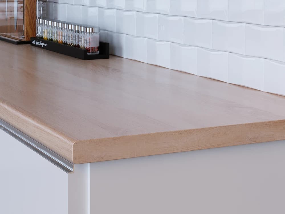 Столешница влагостойкая 38 мм КЕДР Дуб сонома 1500х600х38*1U 3230/S