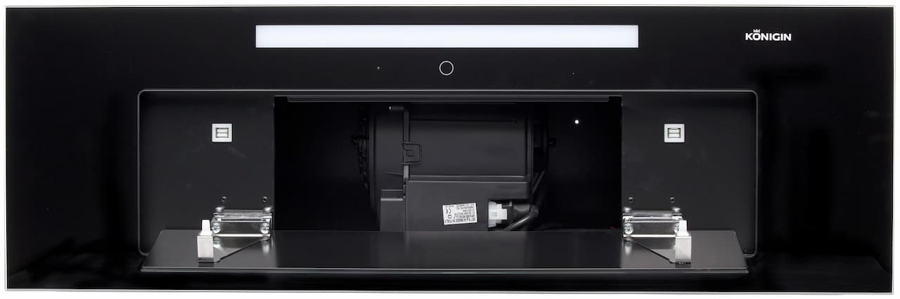 Вытяжка кухонная KONIGIN Черный Navi Black Glass 90