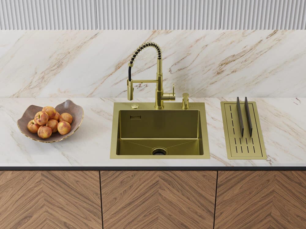 Аксессуар для сантехники OMOIKIRI Светлое золото DRY-04-LG