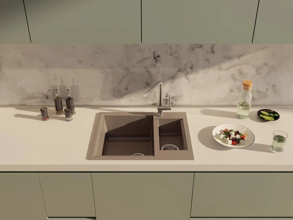 Мойка OMOIKIRI Черный Sakaime 60-2-BL