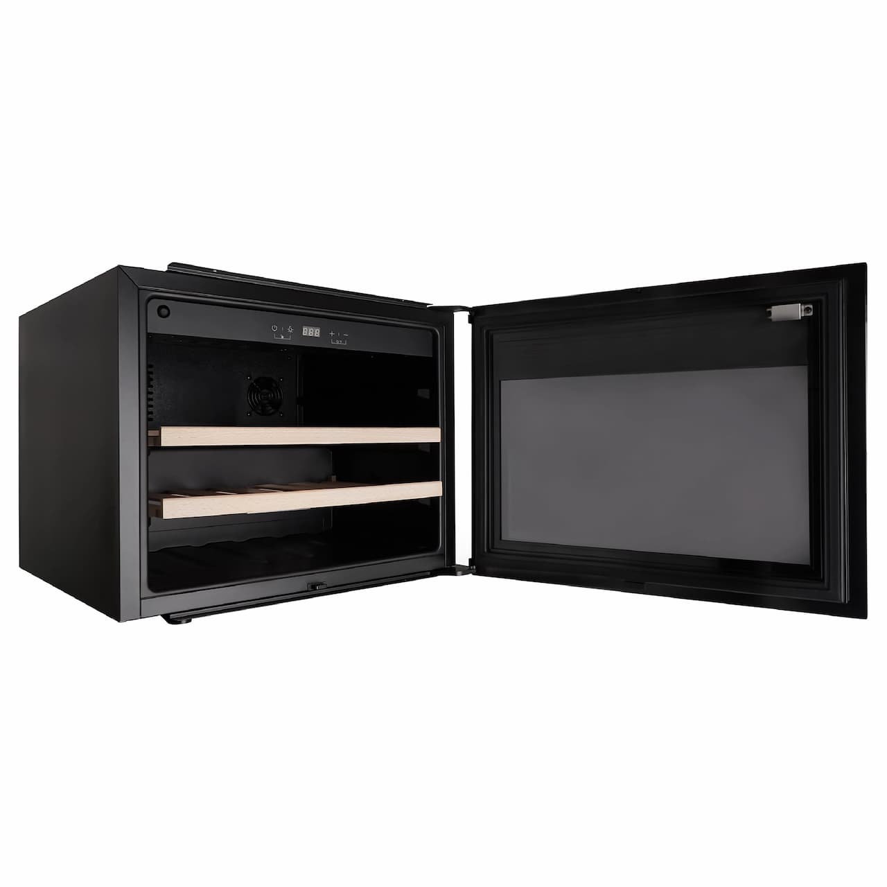 Винный шкаф KORTING Черное стекло KFW 501 SL GN