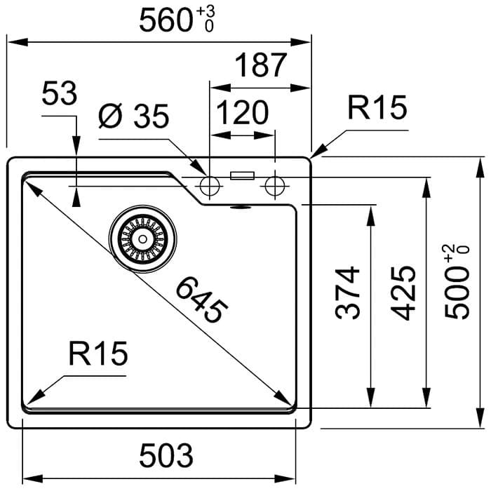 Мойка FRANKE Белый UBG 610-56