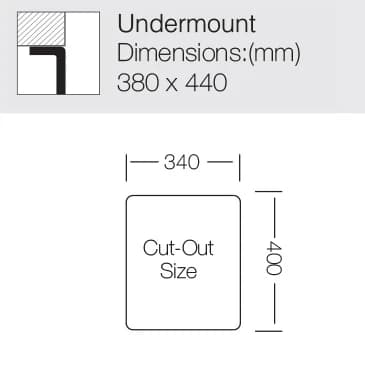 Мойка TOPZERO Нержавеющая сталь TNL 340 12K