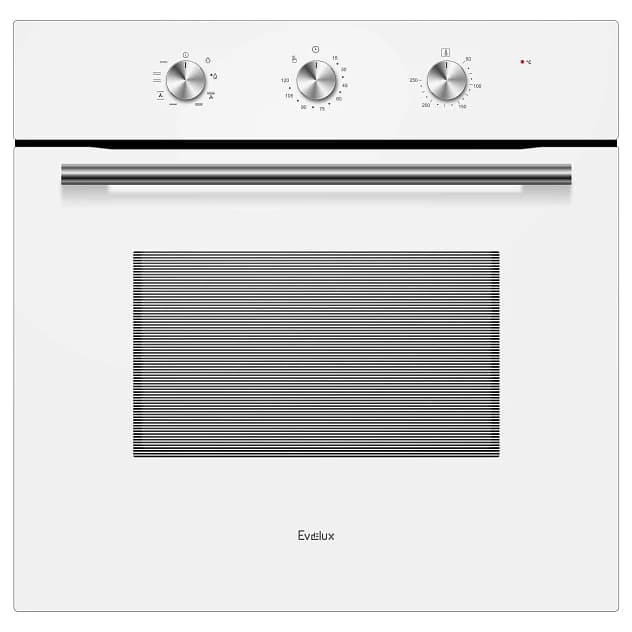 Духовой шкаф EVELUX Белое стекло EO 620 W