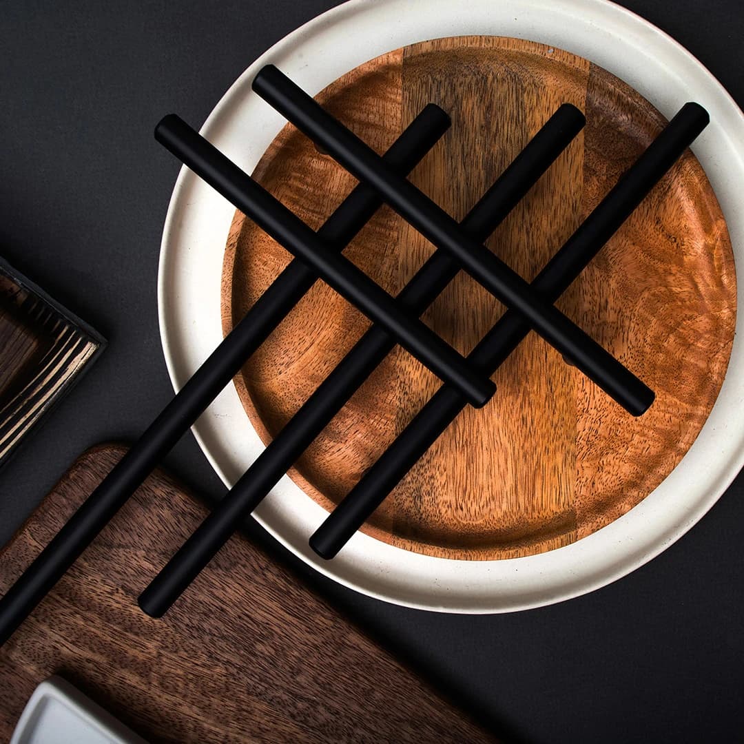 Ручка рейлинг KERRON Черный матовый R-3020-128 BL